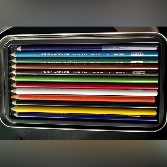 Prismacolor premier colored pencils 12 plus crayola 36 & wrap storage case - Picture 3 of 7